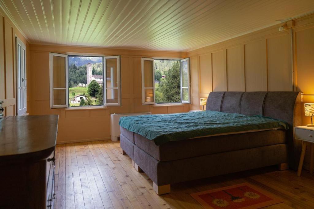 Casa Dorino - Luogo Idilliaco, Ideale Per Famiglie, Terrazza Ed Ampio Giardino, Vista Montagne, Sauna Privata Rodi エクステリア 写真